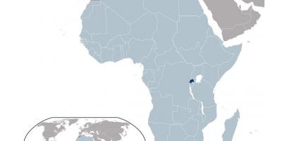 Karta Ruande u svijetu
